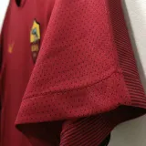 2017/18 Roma Home Red Retro Soccer Jersey
