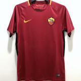 2017/18 Roma Home Red Retro Soccer Jersey