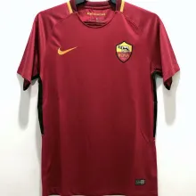 2017/18 Roma Home Red Retro Soccer Jersey