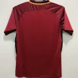 2017/18 Roma Home Red Retro Soccer Jersey