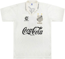 1993/94 Santos Home White Retro Soccer Jersey