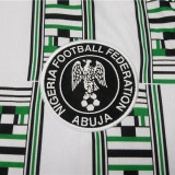 1994 Nigeria White Retro Soccer Jersey