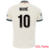 2021/22 LFC 1:1 Quality Away Beige Fans Soccer Jersey