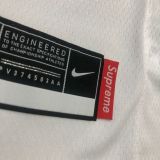 Supreme X Nike NBA White Jerseys Hot Pressed