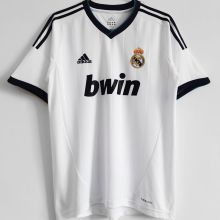 2012/13 RM Home White Retro Fans Soccer Jersey