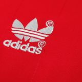 1983 M Utd  Home Red Retro Long Sleeve Soccer Jersey