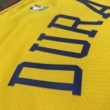 2018 Warriors DURANT #35 The Bay NBA Jerseys Hot Pressed