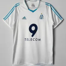 2002/04 Marseille Home White Retro Soccer Jersey