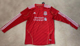 2010/11 LFC Home Red Long Sleeve Retro Soccer Jersey