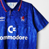 1989/91 CFC Home Blue Retro Soccer Jersey