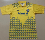 1992/93 Leeds United Away Yellow Retro Soccer Jersey