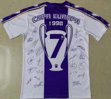 RM 7Cup COPA EUROPA 1998 Retro Soccer Jersey 7次冠军纪念版