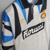 1991/93 In Milan Away White Retro Soccer Jersey
