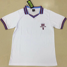 1980 West Ham White Retro Soccer Jersey