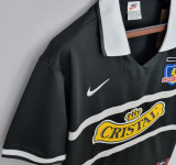 1996/97 Colo-Colo Away Black Retro Soccer Jersey