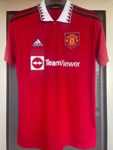 2022/23 M Utd 1:1 Quality Home Red Fans Soccer Jersey