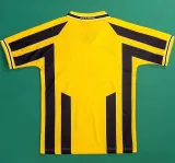 1998-1999 Lazio Third Yellow Retro Soccer Jersey