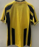 1998-1999 Lazio Third Yellow Retro Soccer Jersey