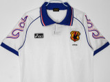 1998 Japan Away White Retro Soccer Jersey