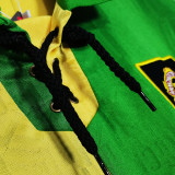 1992/94 M Utd Yellow And Green Long Sleeve Retro Soccer Jersey