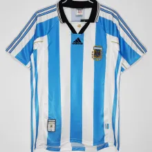 1998/99 Argentina Home Retro Soccer Jersey