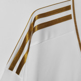 2011/12 RM Home White Retro Long Sleeve Fans Soccer Jersey