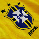 1991/93 Brazil Home Yellow Retro Soccer Jersey