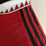2022/23 M Utd Home Red Player Version Soccer Jersey