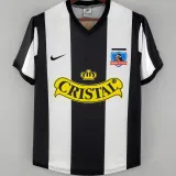 1999 Colo-Colo Third White Black Retro Soccer Jersey