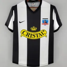 1999 Colo-Colo Third White Black Retro Soccer Jersey