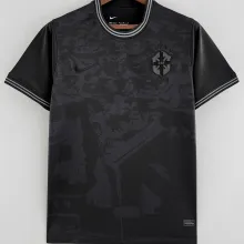 2022 Brazil Black Fans Soccer Jersey