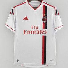 2011/12 AC Milan Away White Retro Soccer Jersey