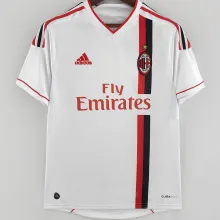 2011/12 AC Milan Away White Retro Soccer Jersey