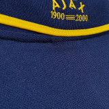 2000/01 Ajax  Away Yellow Retro Soccer Jersey