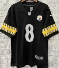 Men's Pittsburgh Steelers PICKETT # 8 Black NFL Jersey 钢人