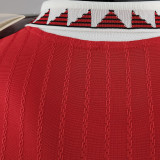 2022/23 M Utd Home Red Player Version Long Sleeve Jersey