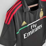 2011/12 AC Milan Third Black Retro Soccer Jersey