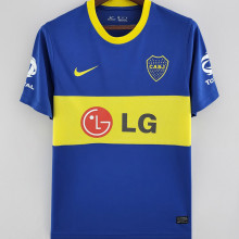 2010/11 Boca Home Retro Soccer Jersey