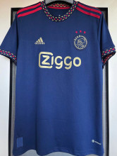 2022/23 AA 1:1 Quality Away Blue Fans Soccer Jersey