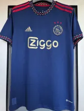 2022/23 AA 1:1 Quality Away Blue Fans Soccer Jersey