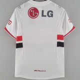 2007/08 Sao Paulo Home White Retro Soccer Jersey