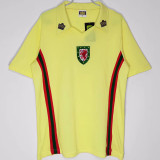 1976/79 Wales Away Yellow Retro Soccer Jersey