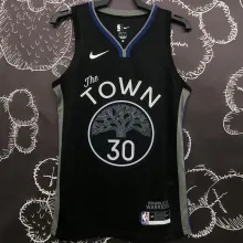 Warriors CURRY #30 Black Grey NBA Jerseys