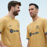 2022/23 BA 1:1 Quality Away Glod Fans Soccer Jersey