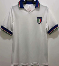 1982 Italy Away White Retro Soccer Jersey