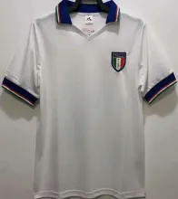 1982 Italy Away White Retro Soccer Jersey