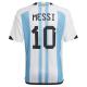 MESSI #10  Argentina 1:1 Quality Home Fans Jersey 2022/23