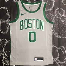 Celtics TATUM #0 Grey  NBA Jerseys