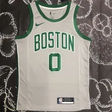 Celtics TATUM #0 Grey  NBA Jerseys