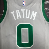 Celtics TATUM #0 Grey  NBA Jerseys